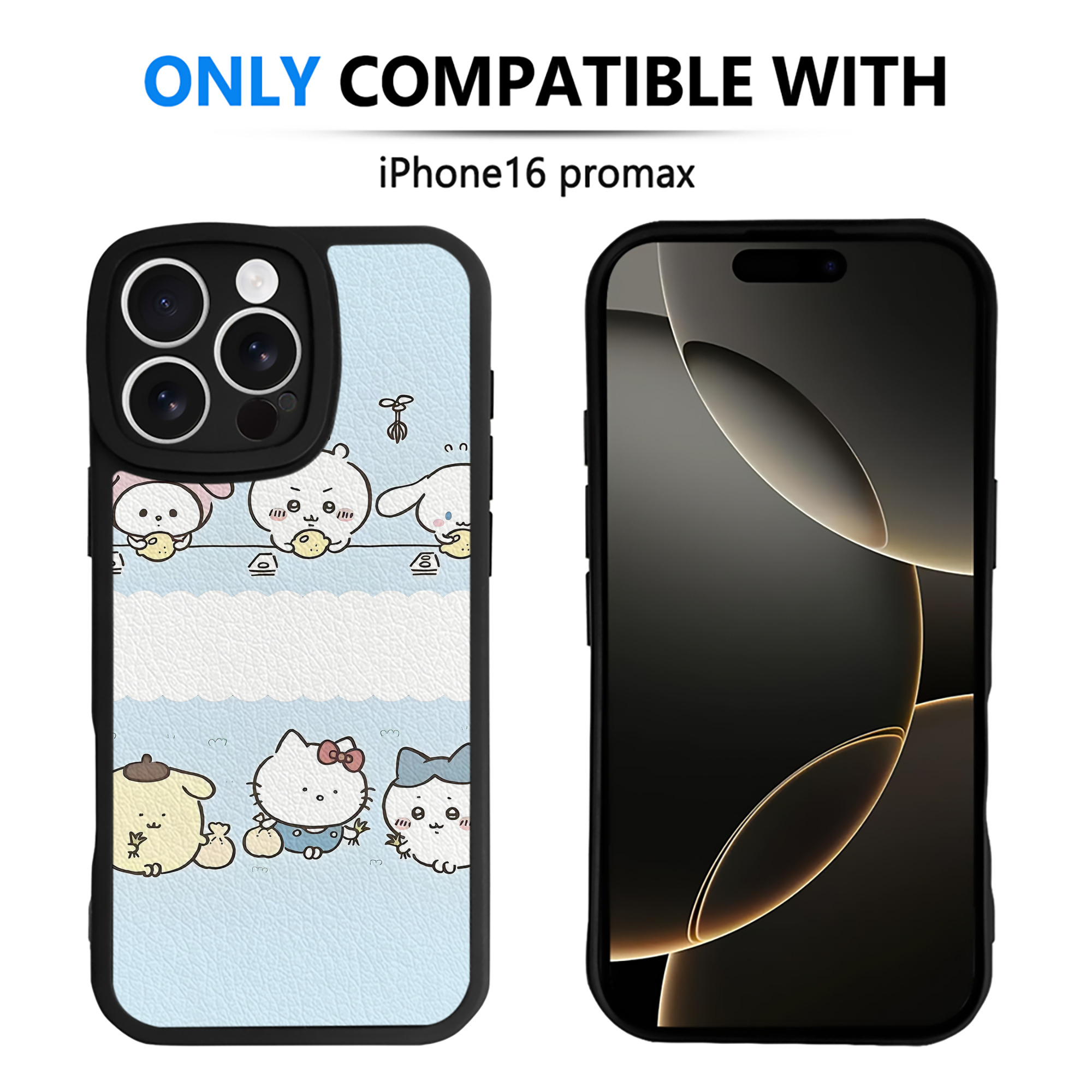 （画像用） ちいかわ Chii-kawa 【iPhone 16シリーズ対応】シリコンスマホケース（レザー調） 材質：シリコン